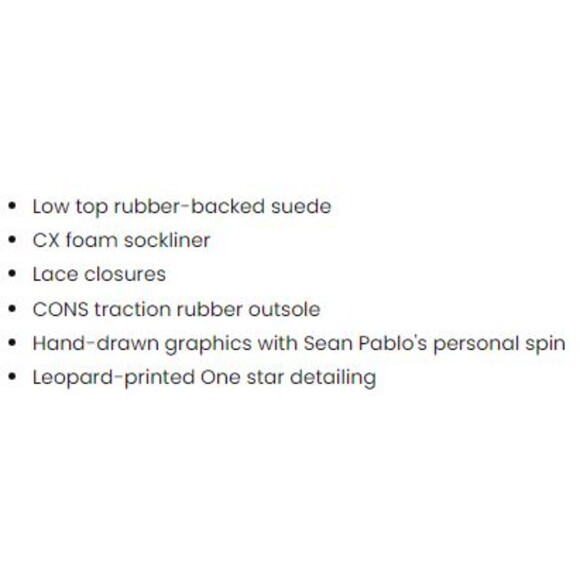 Converse Sean Pablo One Star Pro x Paradise Rapid Teal Unisex Suede Shoes W9.5 - Picture 14 of 14